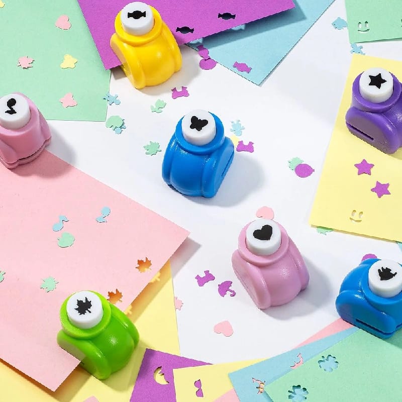 Pack Of 2 Punch Craft Set Animal And Creative Shapes / Shape Paper Punching Machine | Punch Hole Punches - image 1