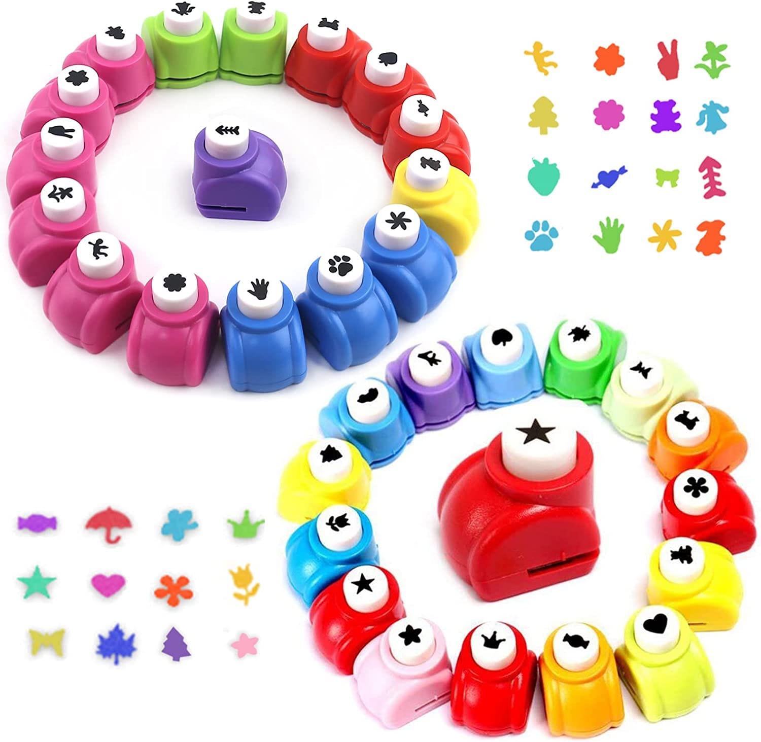 Pack Of 2 Punch Craft Set Animal And Creative Shapes / Shape Paper Punching Machine | Punch Hole Punches - image 2