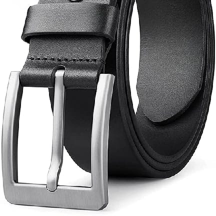 WP CREATURE Formal/Casual Black Color Genuine Leather Belts For Men (Length- 46 Inches) (Brown-Black) - image 3