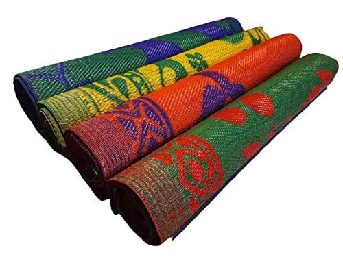 20 Square Foot ( 5 Foot * 4 Foot ) Plastic Mats Washable Multipurpose Chatai / Patiya / Carpet / Floor Mat - image 2