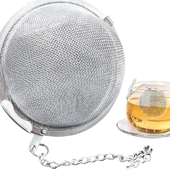 Pack Of 1 Stainless Steel TEAS Tea Ball Infuser | Tea Strainer , Ball Strainer, Tea Filter, Tea Maker, Tea Ballf - image 3