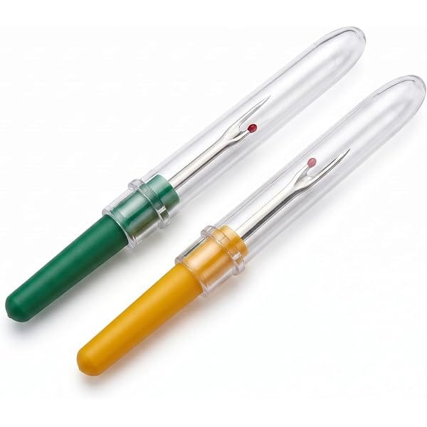 2Pcs Colorful Plastic Handle Thread Cutter Seam Ripper Stitch Unpicker Sewing Tool - image 2