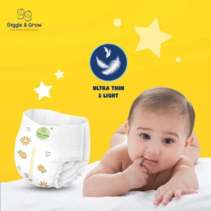 Giggle And Grow Baby Diaper - Large (40pcs) - image 2
