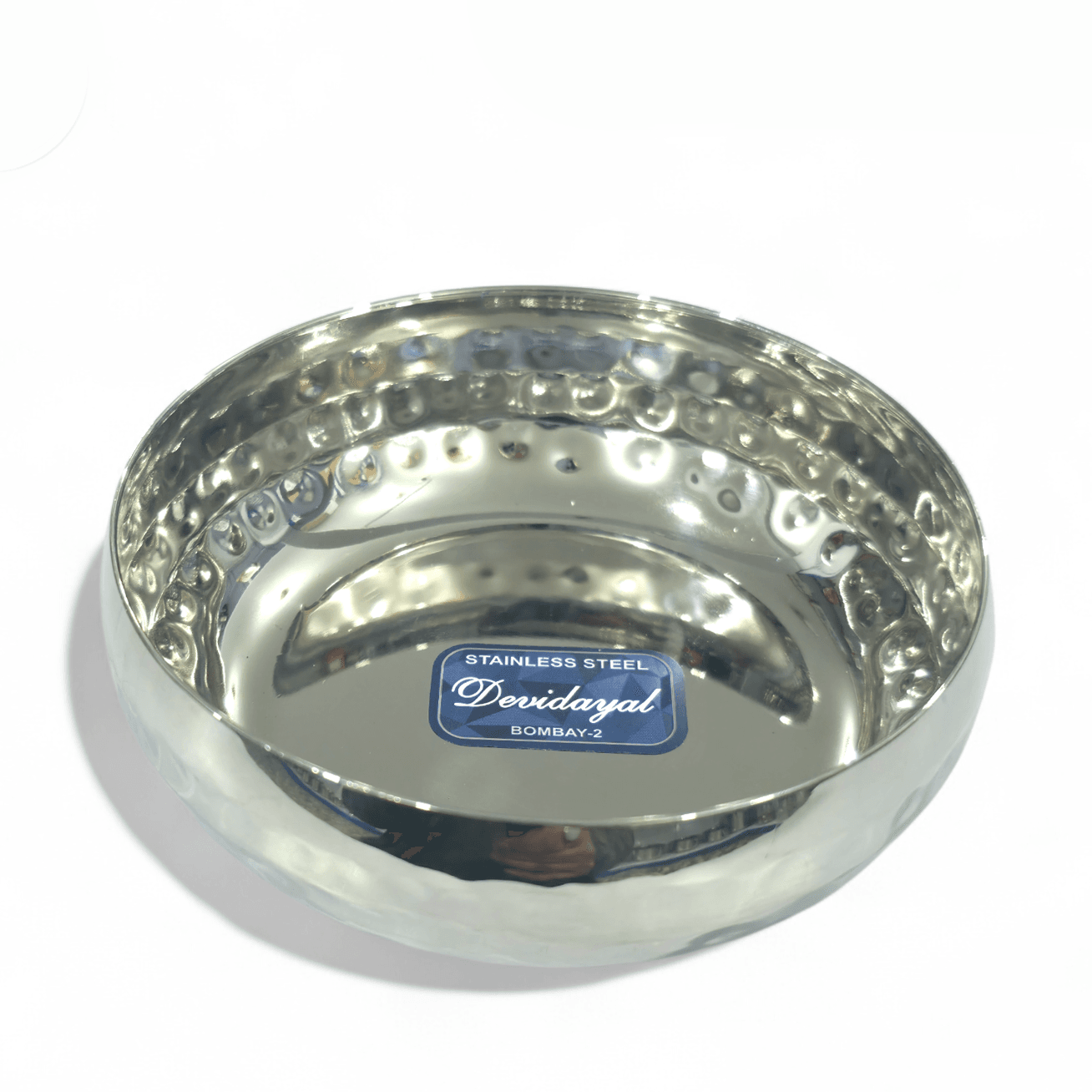 Devidayal Mathar Premium Stainless Steel Pudding Bowl (Set Of 6) – Designer Hand-Hammered Dessert & Curd Bowl – Deep-Dish Serving Katori With Lifetime Warranty (5.5" & 6") - image 2