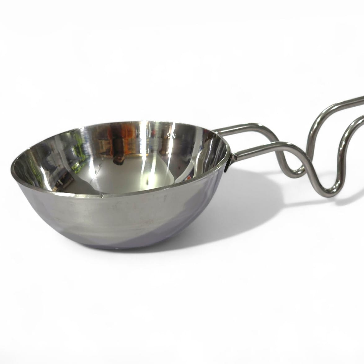 Devidayal 3mm Ultra-Thick Stainless Steel Tadka Pan – Heavy-Duty Tempering Pan With Sturdy Steel Handle – Professional Grade (Small, Medium, Big) (Since 1960) - image 3