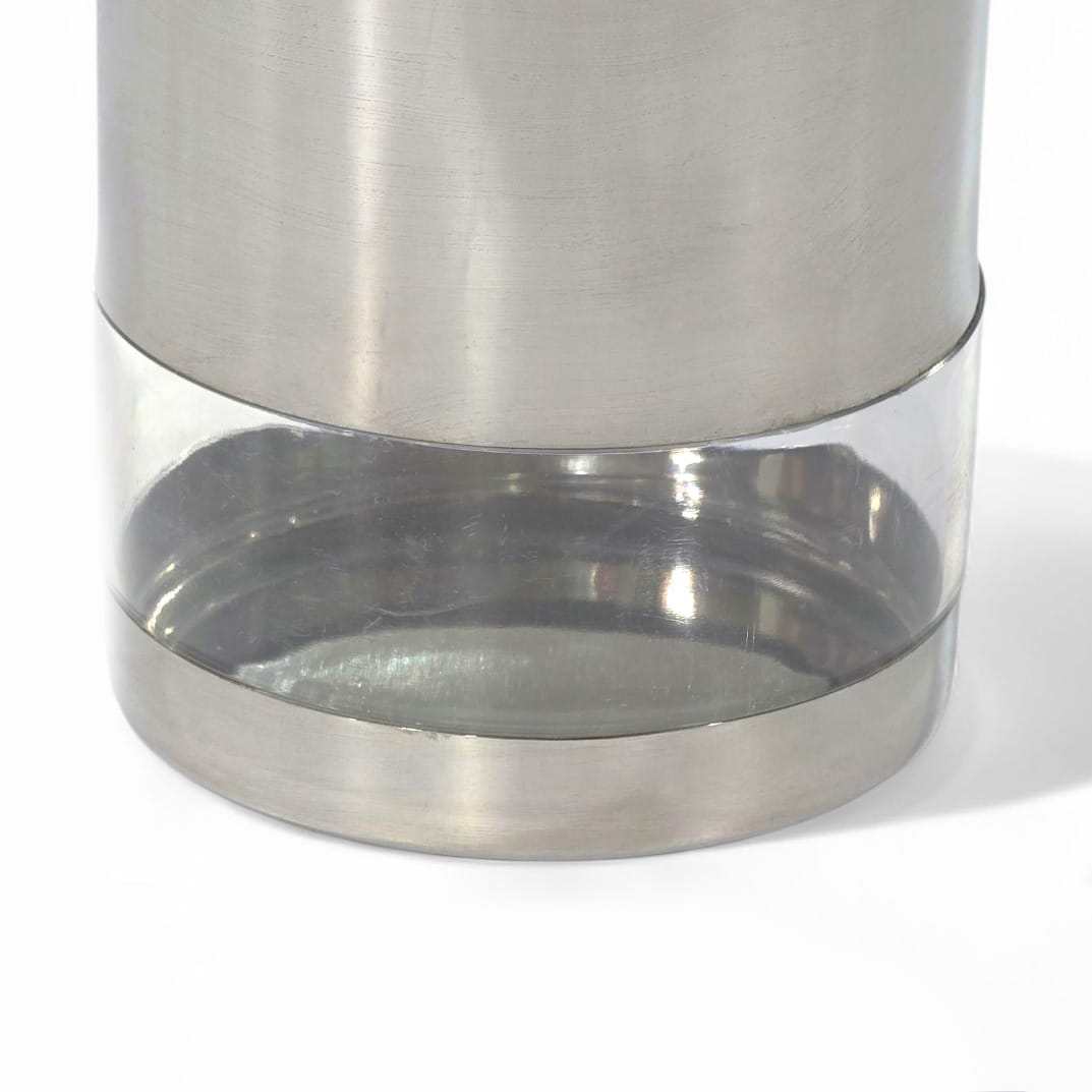Devidayal Big Wave Stainless Steel & Acrylic Cannister (1.25L) – See-Through Transparent Storage Jar – Premium Airtight Container For Tea, Sugar, And Pulses (Since 1960) - image 5