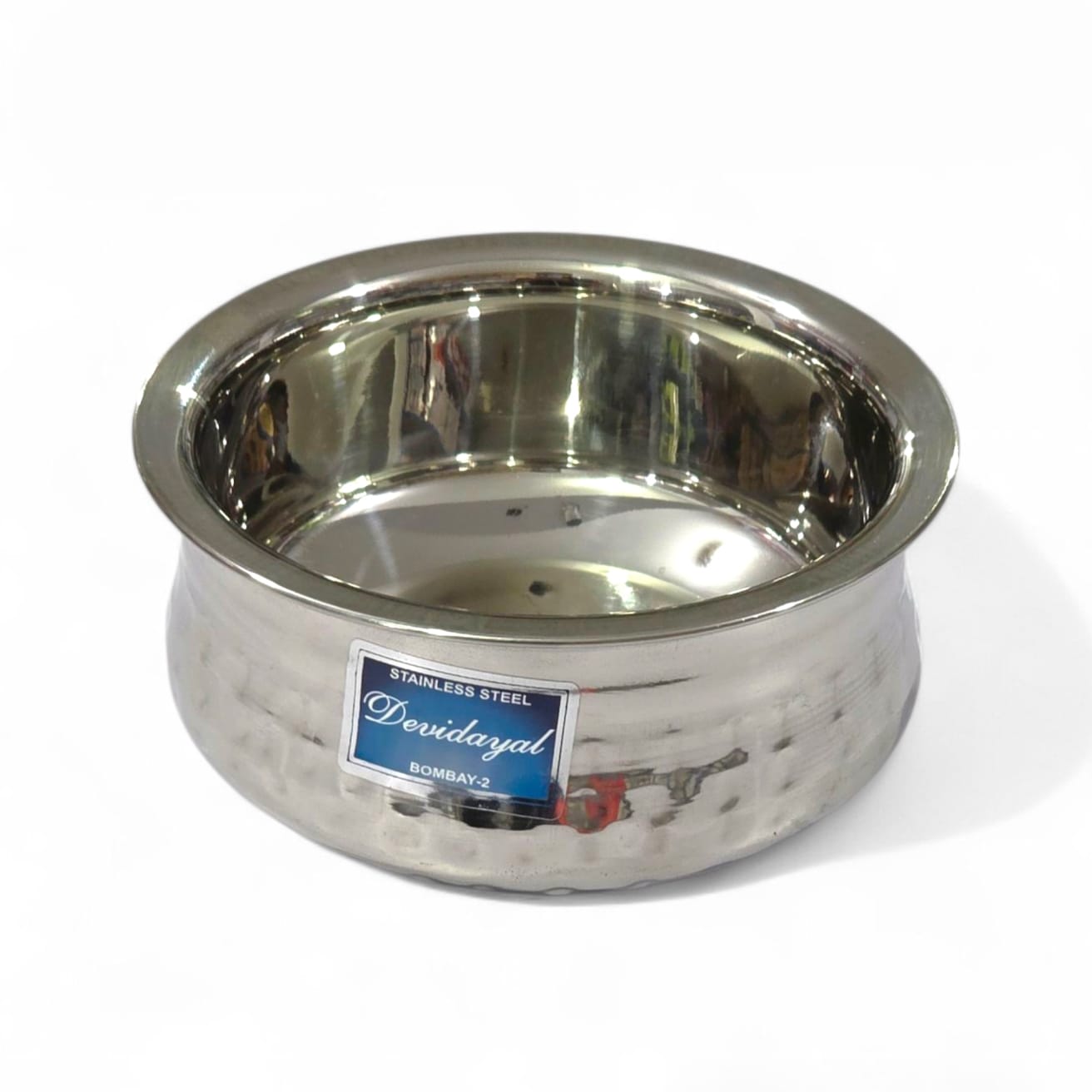 Devidayal Mathar Stainless Steel Serving Handi – Heavy-Duty Traditional Narrow-Neck Serving Pot – Available In Small And Big Size - image 2