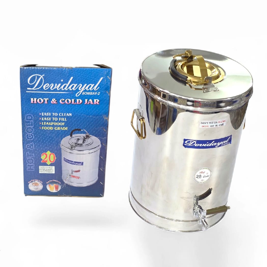 Devidayal High-Capacity Stainless Steel Tea & Beverage Container – Professional Heavy-Duty Liquid Dispenser – Industrial Grade Storage (5L, 10L, 15L, 20L) (Since 1960) - image 5