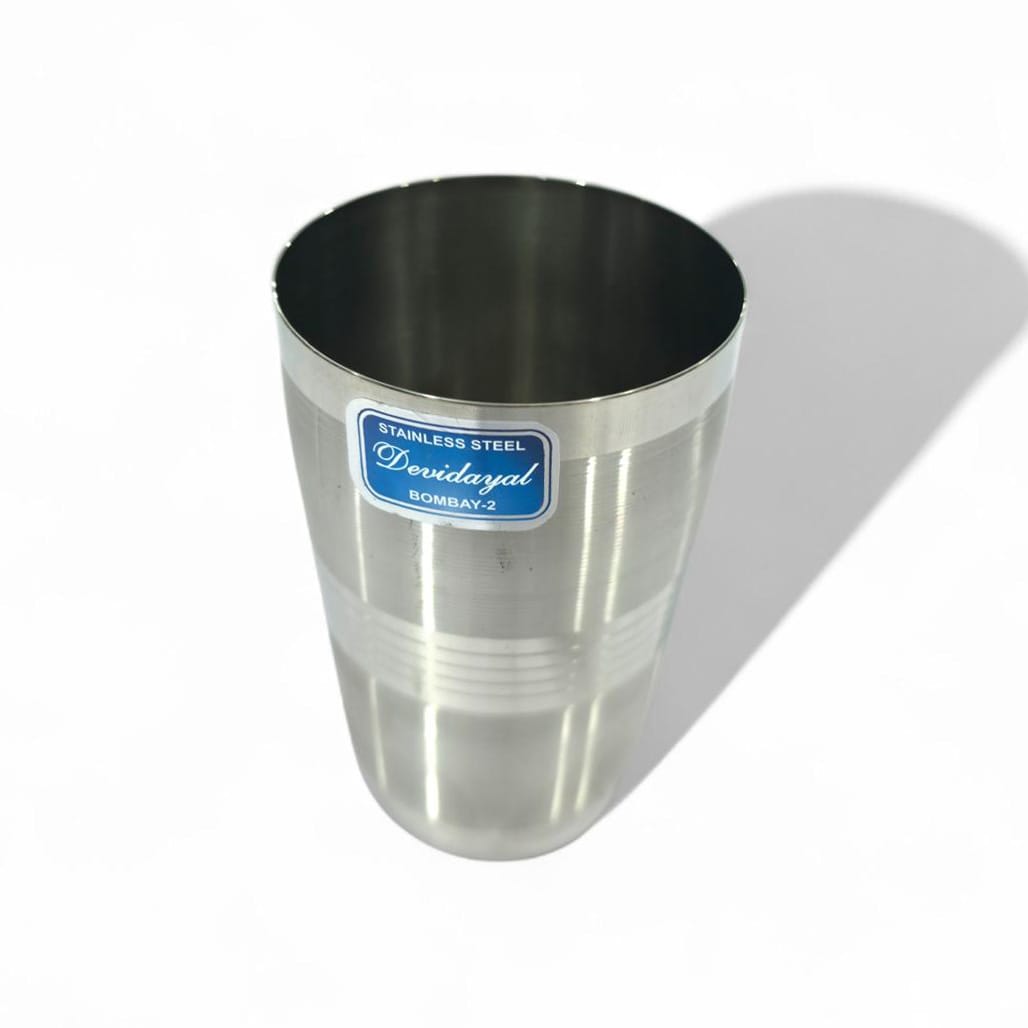 Devidayal "Thums Up" Ultra-Heavy Stainless Steel Glass (Set Of 6) – 8-Gauge Commercial Grade Tumblers – Toughest-In-Class Steel Drinkware For Home & Hospitality - image 3