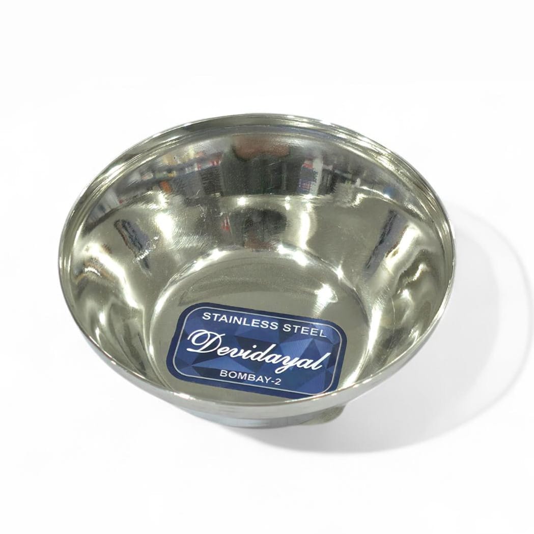 Devidayal Vento Premium Stainless Steel Condiment Bowl (Set Of 6) – Specialized Serving Katori For Chutneys, Ghee & Sauces – Heavy-Gauge Mirror Finish With Lifetime Warranty (3.5" & 4") - image 3