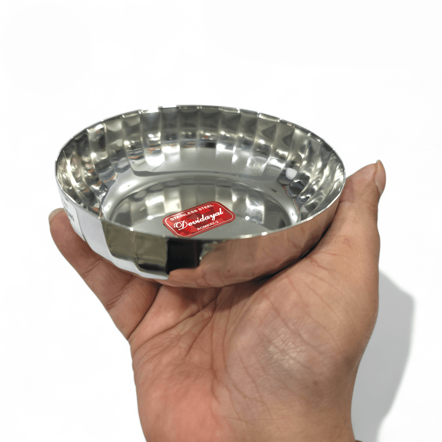 Devidayal Italian Pudding Stainless Steel Plate (Set Of 6) – Premium Flat-Base Dessert & Gravy Server – Heavy-Gauge Mirror Finish (5.5" & 6") - image 3