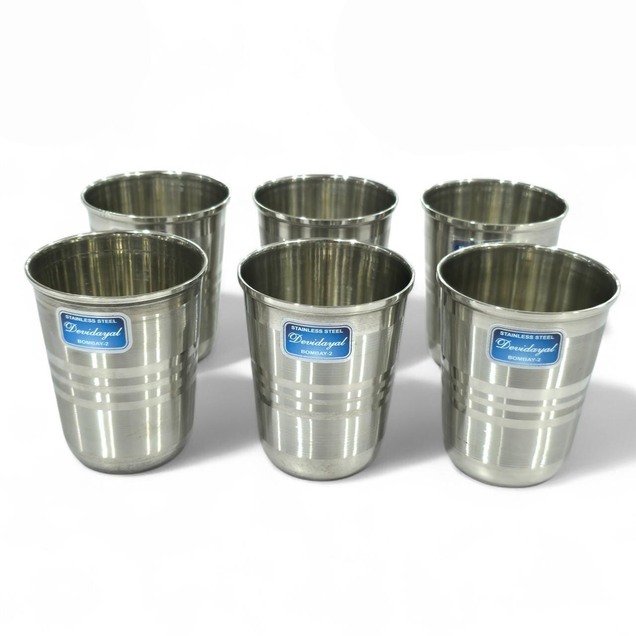 Devidayal Juicy Glass Series (Set Of 6) – Premium Heavy-Duty Stainless Steel Tumblers – High-Capacity Juice & Lassi Glasses – Rust-Proof With Lifetime Warranty (16 & 20 Sizes) - image 3