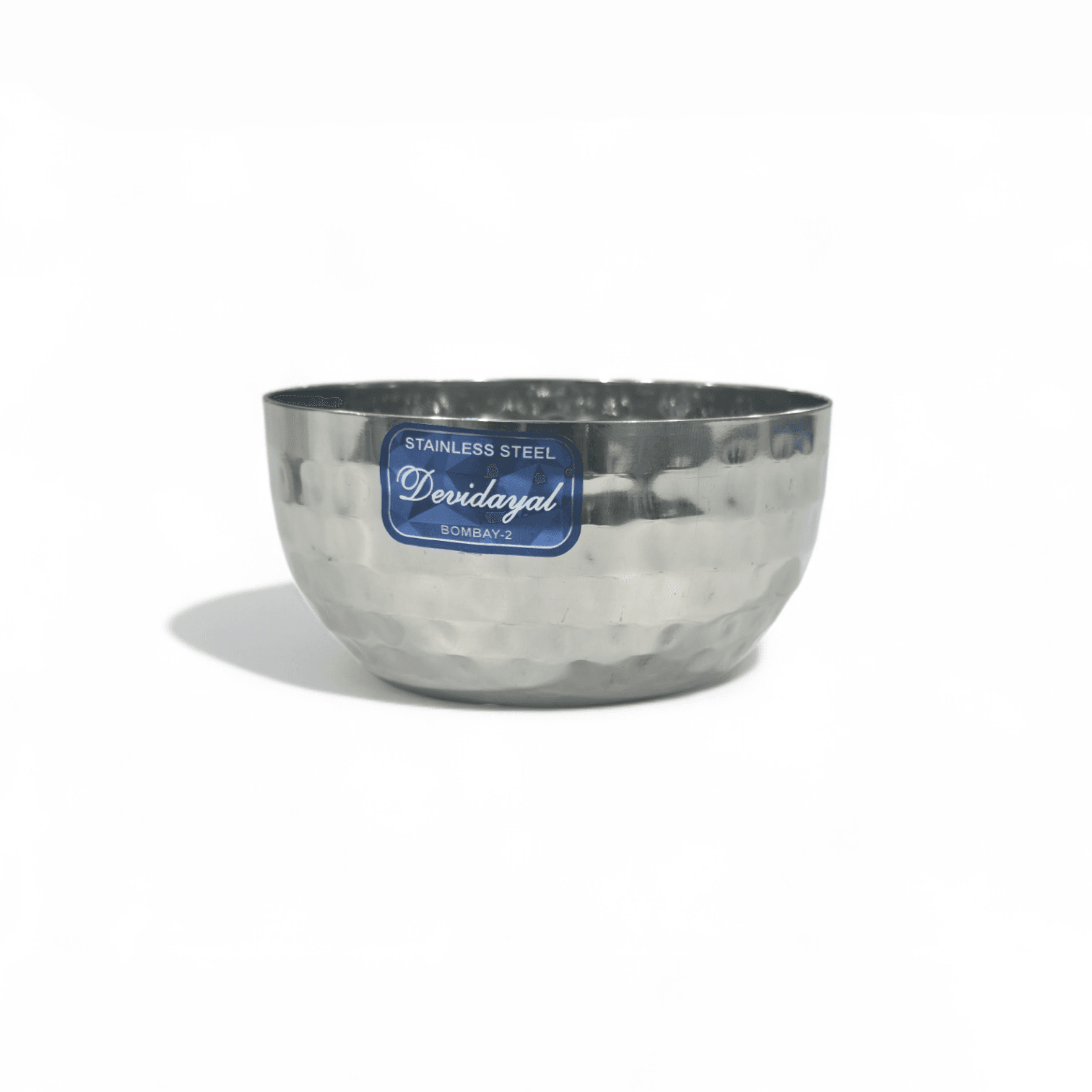 Devidayal Mathar Premium Stainless Steel Bowl (Set Of 6) – Hand-Hammered Designer Katori – Heavy-Gauge Deep Serving Bowls With Lifetime Warranty (5.5" & 6") - image 2