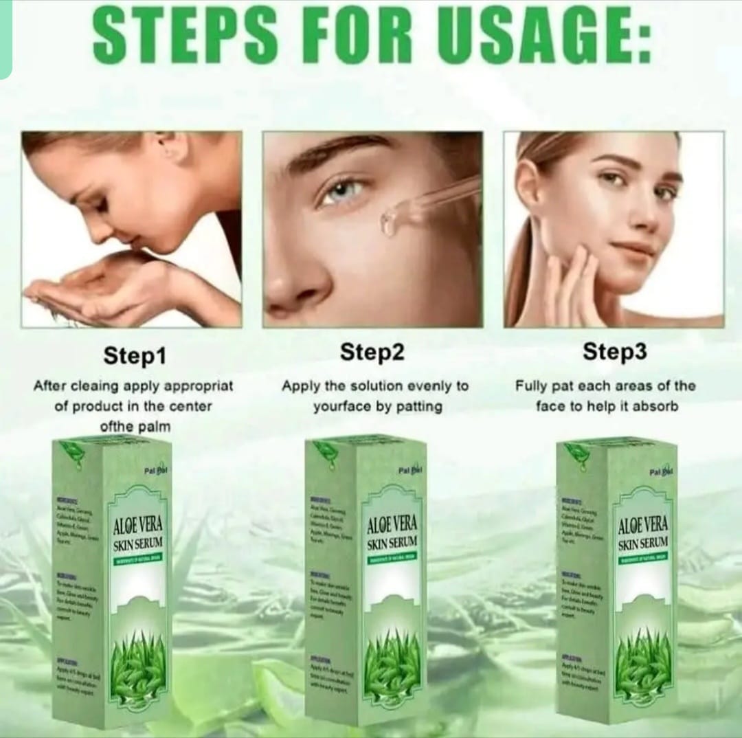 Aloe Vera Skin Face Serum 50 MI Pack Of 2 Pcs - image 2