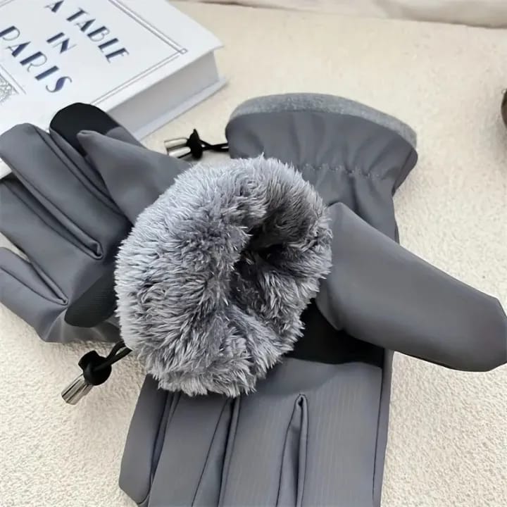 Men's Winter Riding Gloves - Warm, Thickened Fleece-Lined for Outdoor Sports & Casual Wear - image 2
