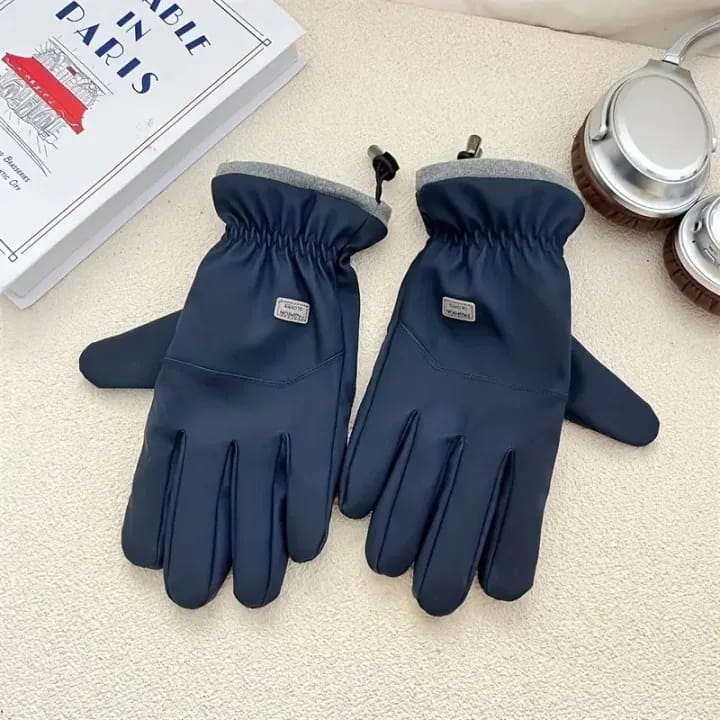 Men's Winter Riding Gloves - Warm, Thickened Fleece-Lined for Outdoor Sports & Casual Wear - image 5