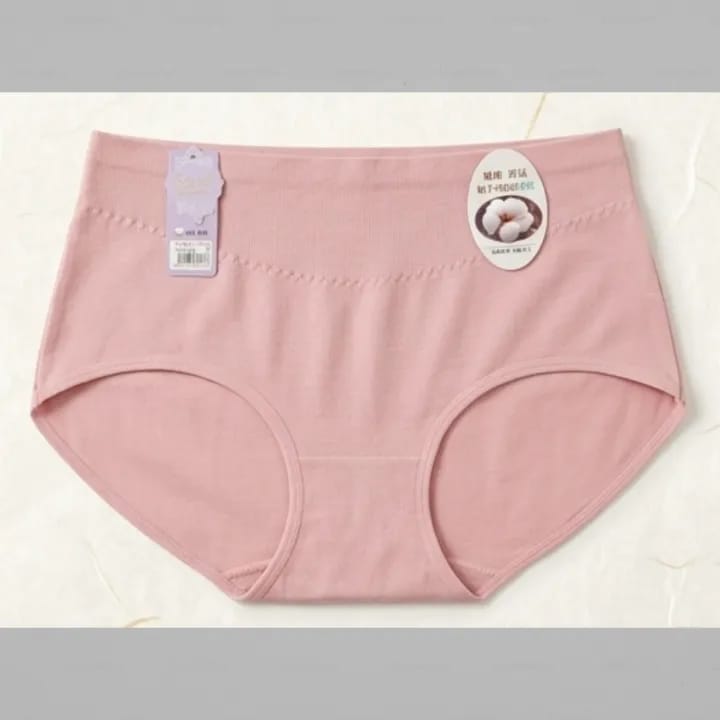 Pack Of 4 Pcs Women’s High Waist Cotton Panty | Soft Comfortable Stretchable Briefs | Full Coverage Ladies Underwear - image 3