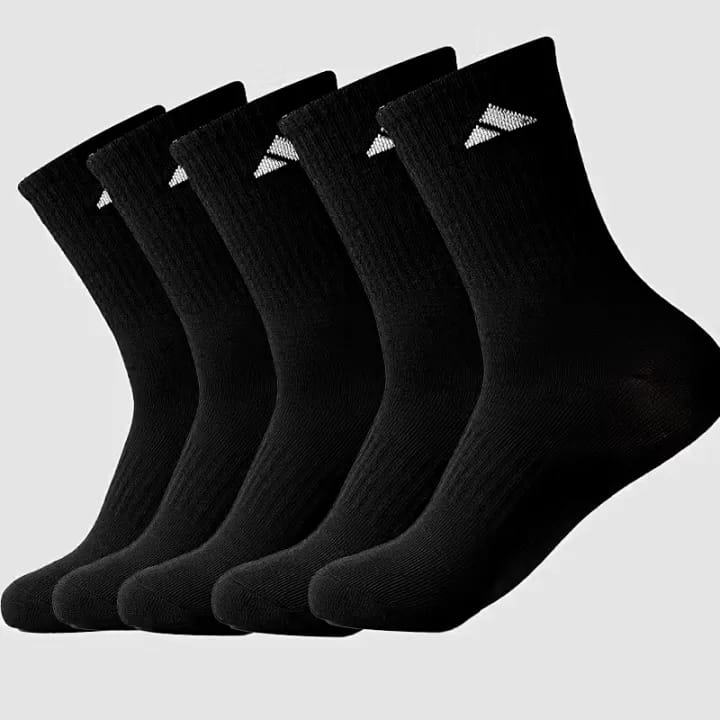Pack Of 5 Pairs Sports Casual Outdoor Full Socks For Men - image 4