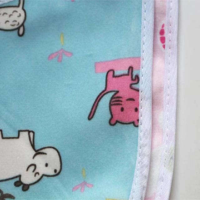 3 Pcs Cotton Waterproof Baby Bibs Saliva Towel With Button - image 3