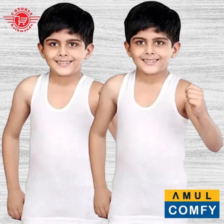 Amul Comfy Vest 100% Cotton For Kids (Pack Of 2Pcs) - image 4