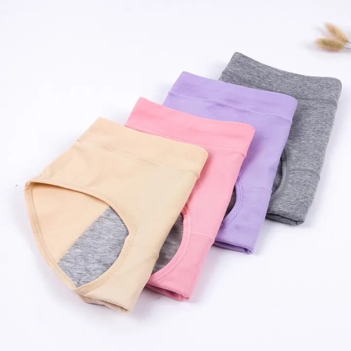 Pack Of 4 Pcs Leak Proof Menstrual Period Panties For women - image 1