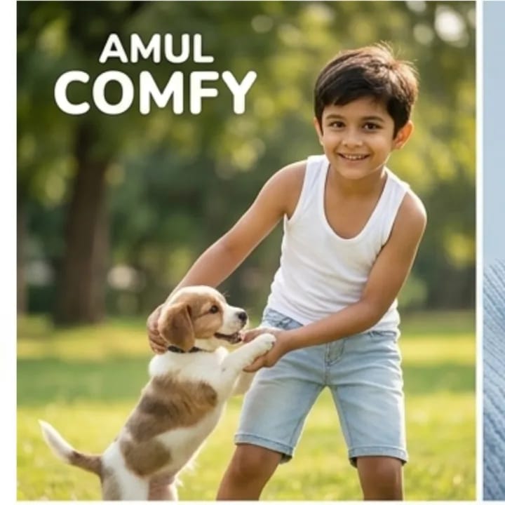 Amul Comfy Vest 100% Cotton For Kids (Pack Of 5Pcs) - image 1