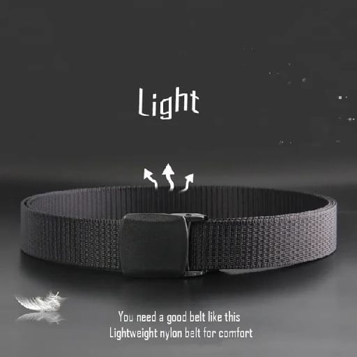 New Unisex Tactical Nylon Belt Adjustable Outdoor Military Style Waist Strap - image 5