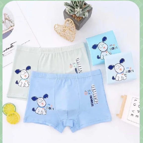 5-Pack Cotton Boys' Boxer Briefs With Cute Animal/Car Prints - Comfort Fit Underwear For Kids - image 2