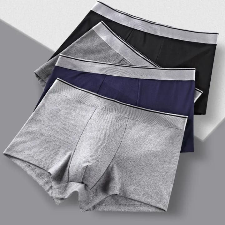 2 Pcs Mens Boxers Shorts Underwear Briefs Soft Trunks Underpants - image 3
