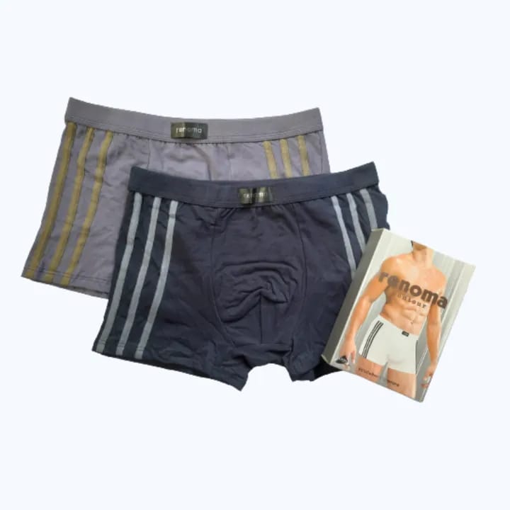 Renoma Assorted Cotton Trunks Boxer Underwear For Men (Pack Of 2) - image 1