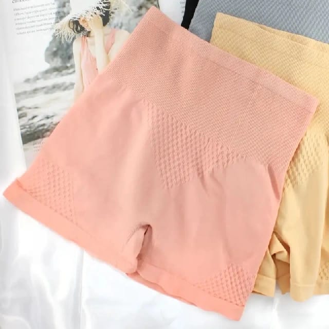 Pack Of 4 Stretch Seamless High-Waist Boyshort Underwear For Women - image 3