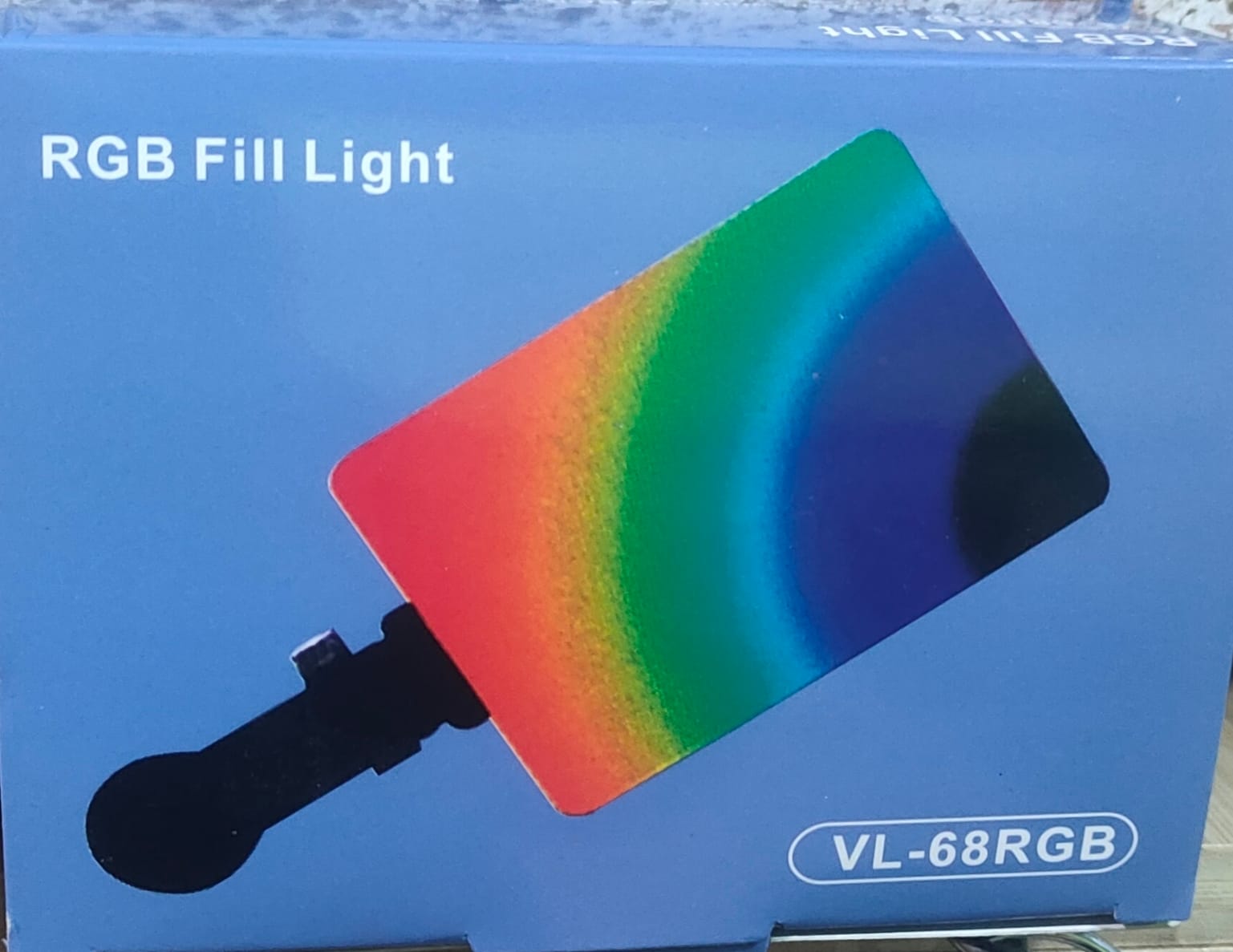 Vl-68 RGB Pocket LED Video Light – Mini Rechargeable Fill Light for Vlogging, Photography, Live Streaming - image 1