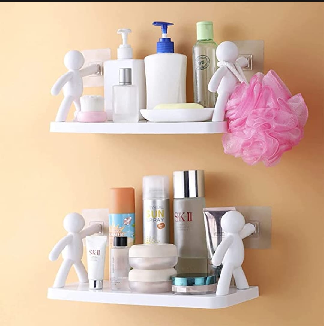Self Adhesive Multipurpose Bathroom ,Toilet, Office Shelf Stand Holder Rack Storage Box - image 3