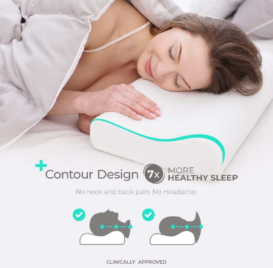 Memory Foam Pillow For Best Sleep , Anti Snoring, Neck Pain - image 1