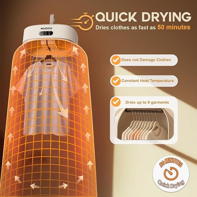 Portable Clothes Dryer, Mini Dryer Machine - image 3