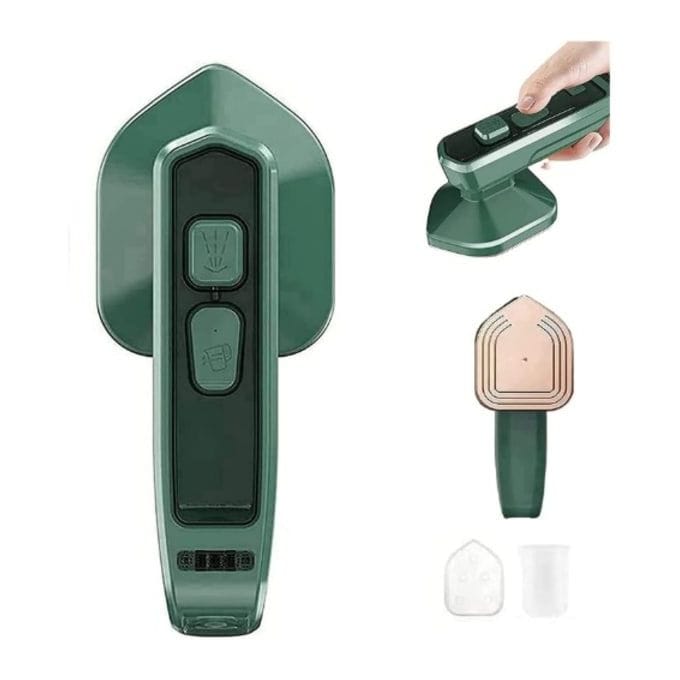 Portable Handheld Micro Steam Iron Garment Steamer Mini Ironing Clothes Machine - image 2