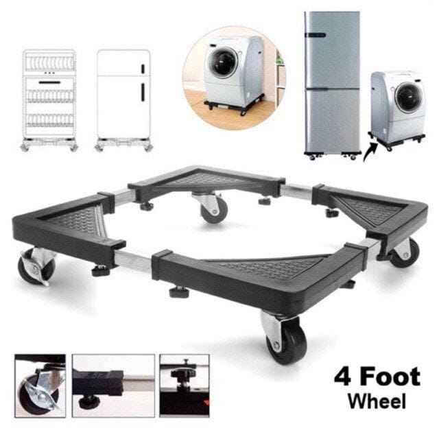 Multifunction Movable Washing Machine Base Fridge Stand Holder Refrigerator Trolley - image 1