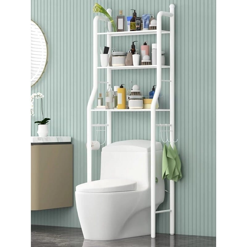 3 Tier Toilet Rack Organizer Storage Behind Commode - image 2