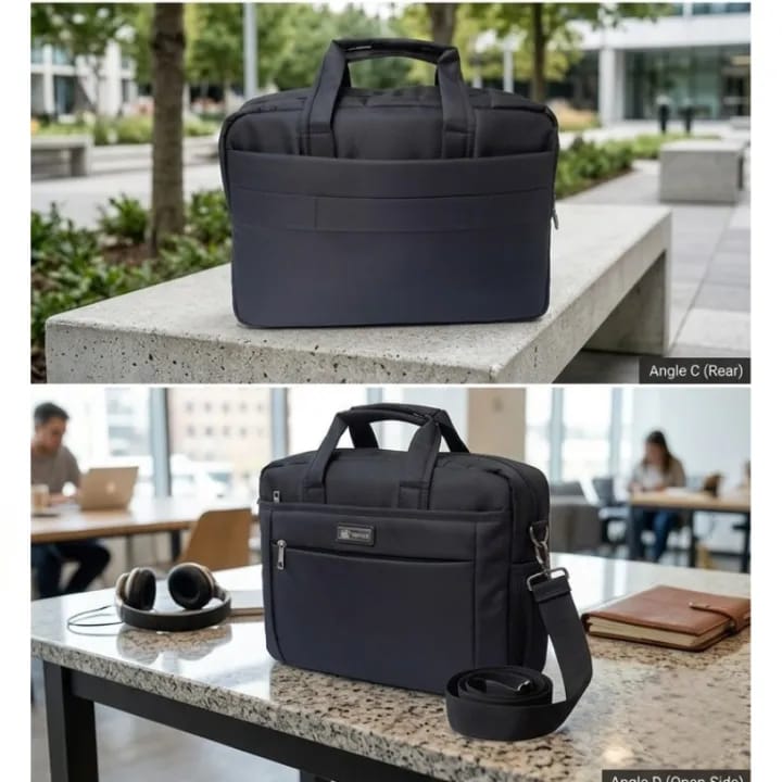 15.6" Laptop Messenger Business Shoulder Bag For Men - image 5