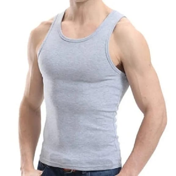 Crocodile Cotton Sleeveless Undershirt Fine Vest For Men (Pack Of 2) - image 4