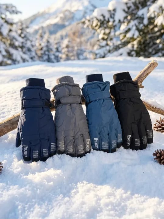 Winter Warrior Windproof Waterproof Thermal Trekking Ski Gloves For men - image 1