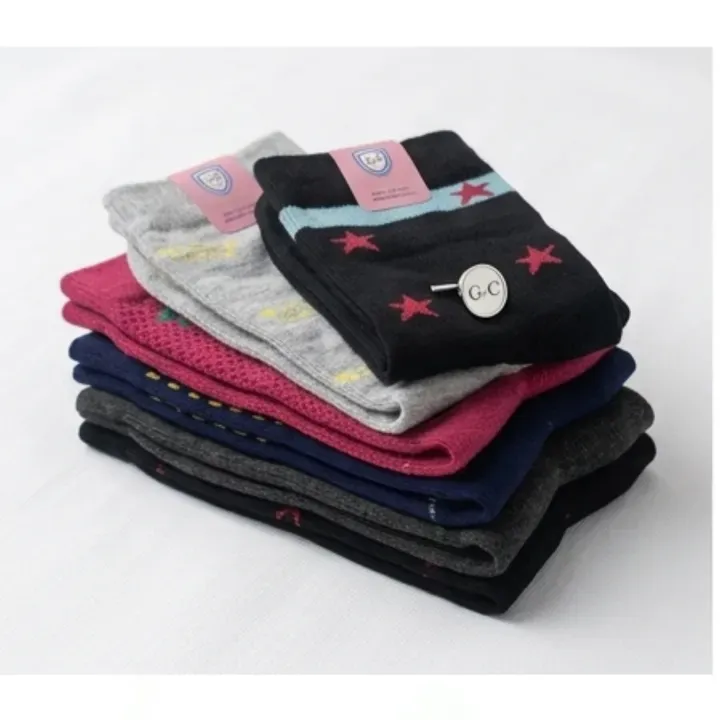 Pack Of 5 Pairs Solid Summer Mid Calf Socks For Women - image 5