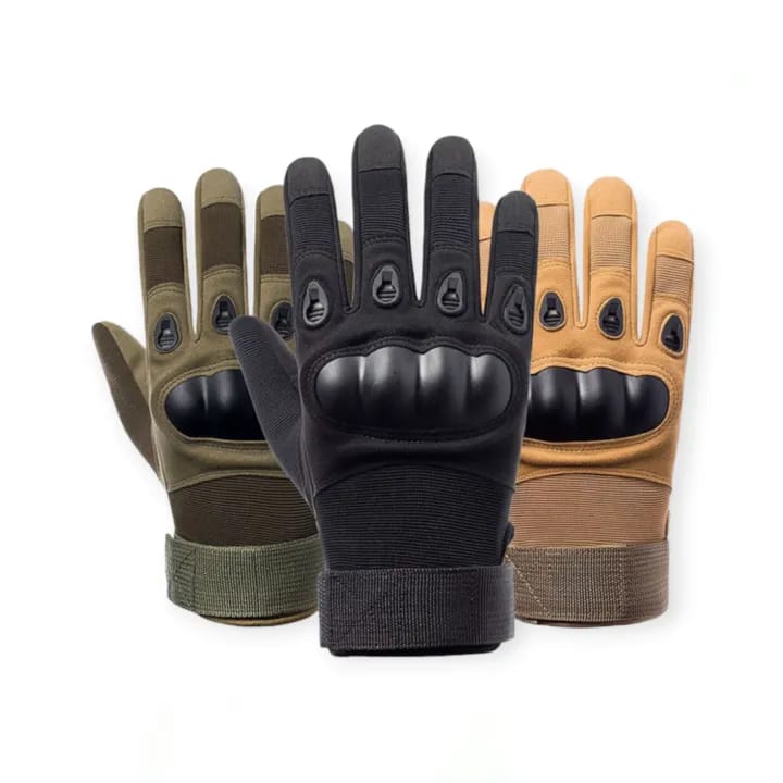 Gym Tactical Fitness Outdoor Protective Shell Antiskid Workout Riding Gloves For Men - image 1