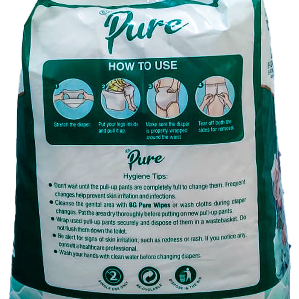 Pure Adult Pull Up Pants, Large size(L),10 Pcs - image 3