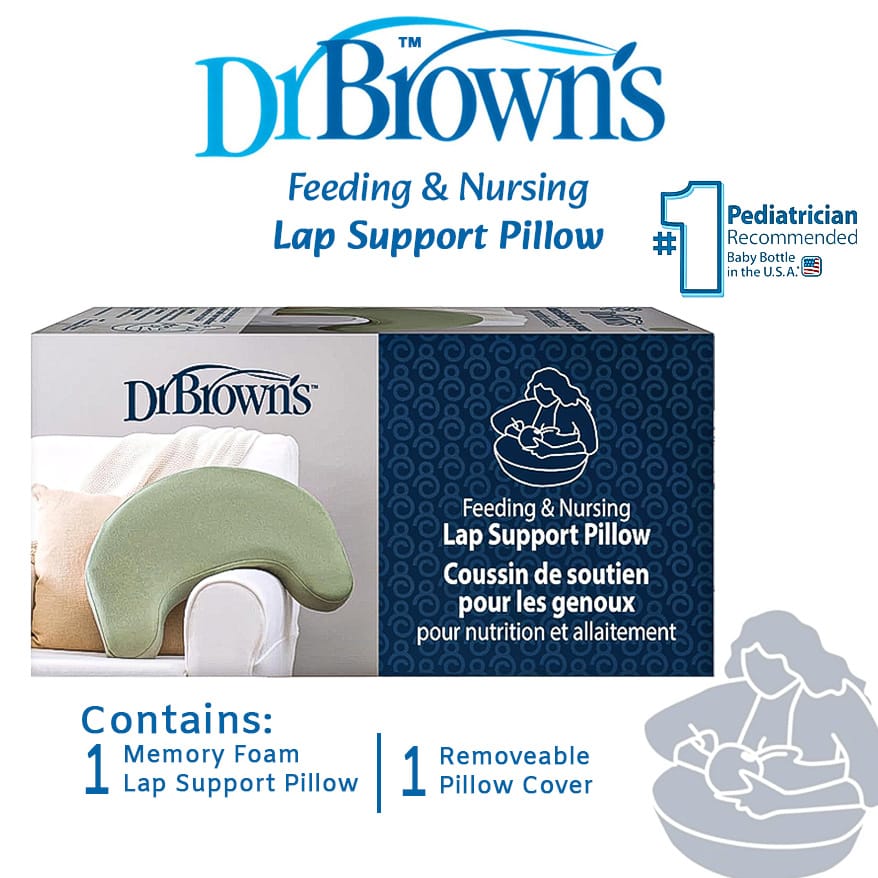 Dr. Brown's Feeding & Nursing Lap Support Pillow | BF141 | Premium Memory Foam Cradles the Natural Curves Of Mom & Baby - image 1