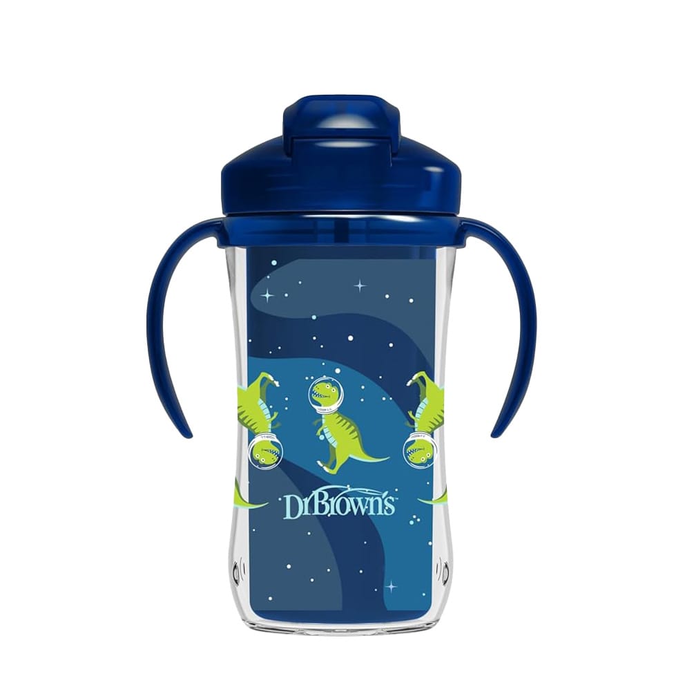 Dr. Brown's Milestones Insulated Straw Cup of 330ml / 10oz | Spill-Proof For 12 months above (TC012002) - image 3