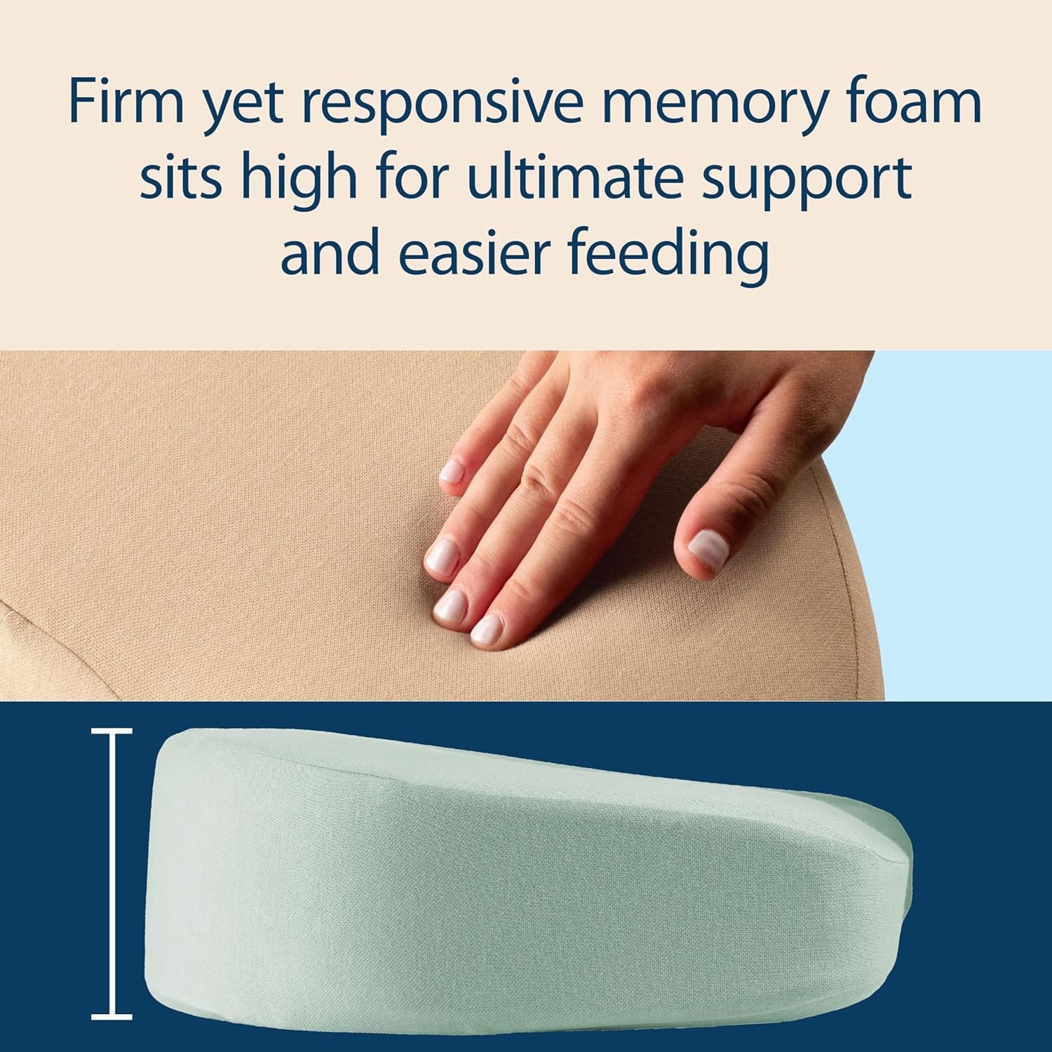 Dr. Brown's Feeding & Nursing Lap Support Pillow | BF141 | Premium Memory Foam Cradles the Natural Curves Of Mom & Baby - image 5