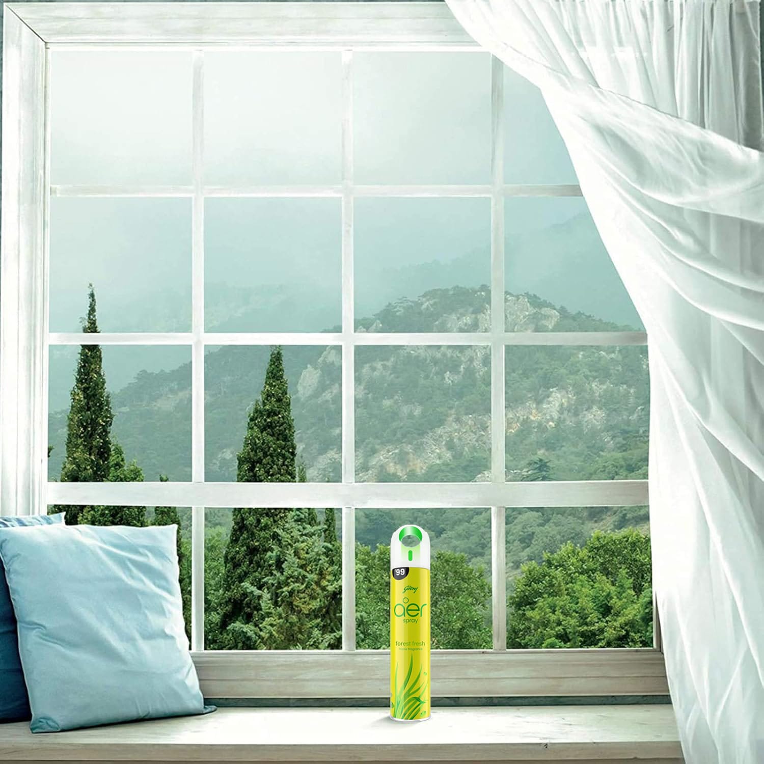 Godrej Aer Spray Forest Fresh Home Fragrance 220ml - image 4