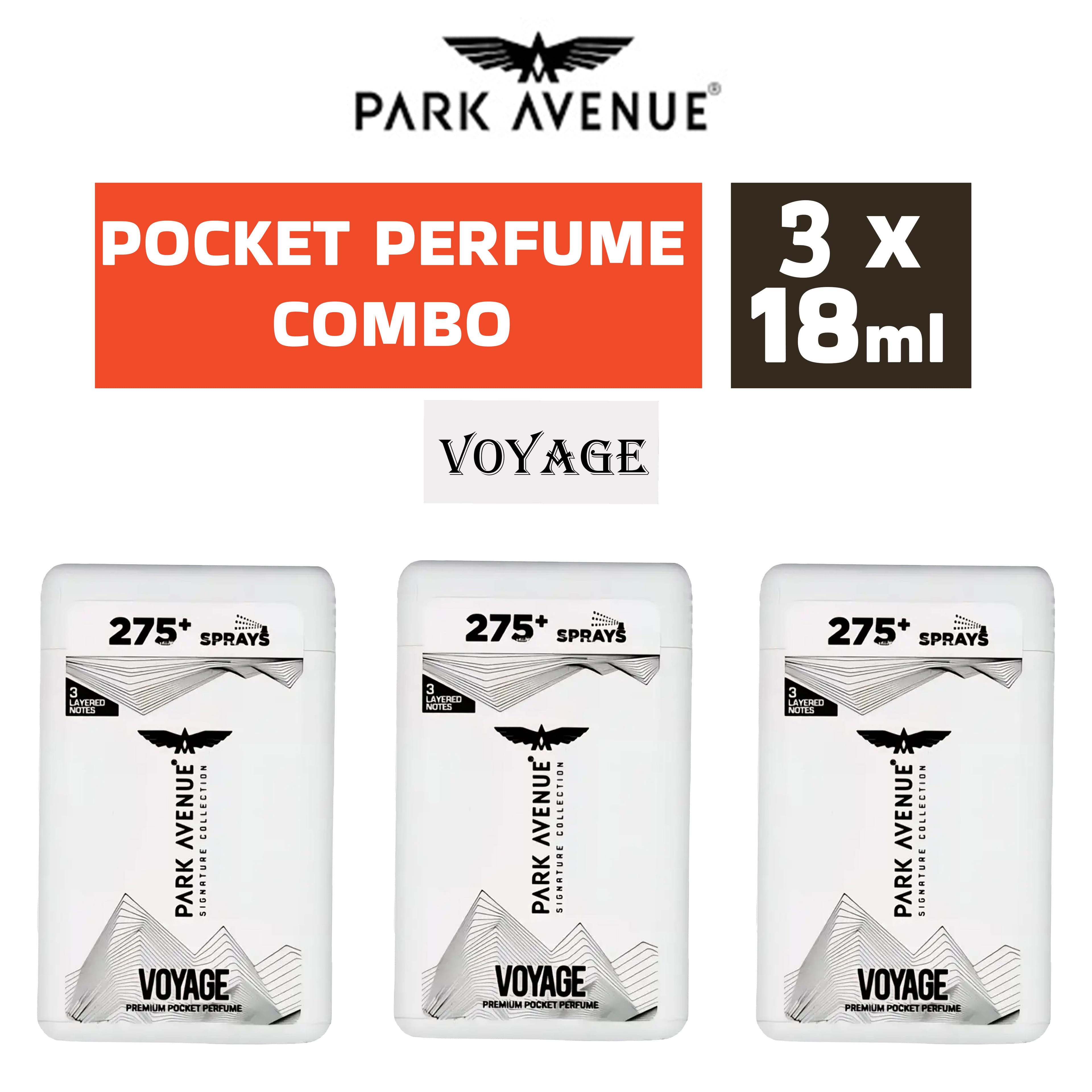 Pocket Perfume Combo (18ml Per Pack) Good morning, Voyage And KS Spark (Set Of 12) 275+ Sprays - image 4