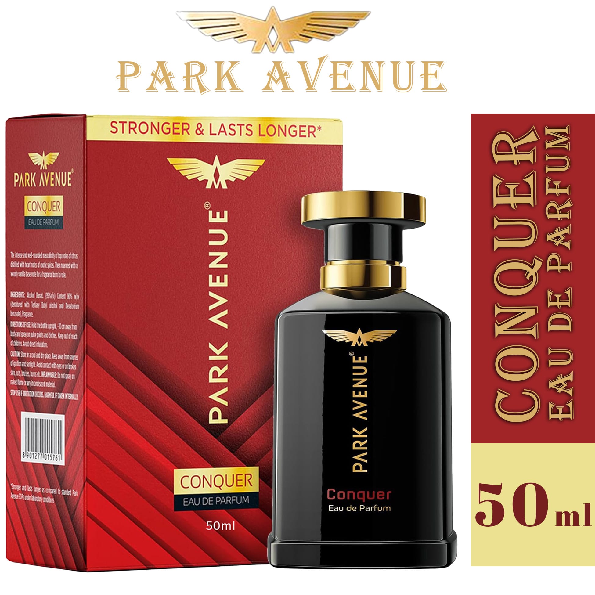PA Conquer (Eau De Parfum) - 50 ml, Stronger And Last Longer - image 1